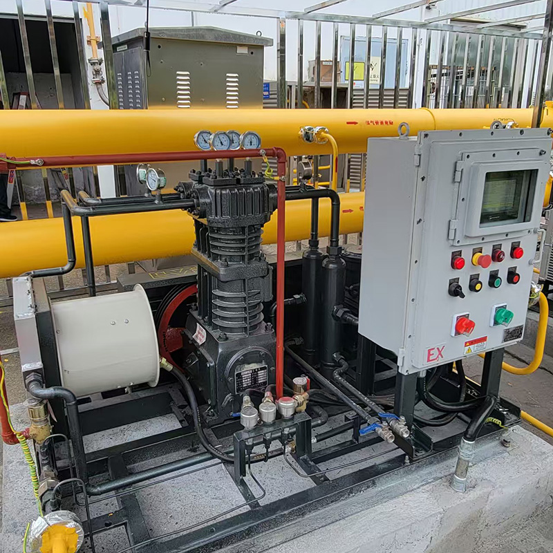 天然气压缩机使用现场