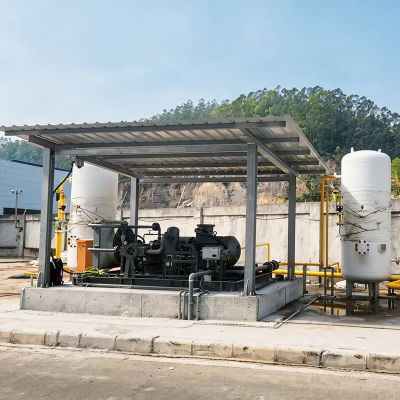 天然气压缩机使用现场